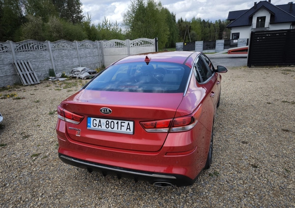 Kia Optima cena 50900 przebieg: 76000, rok produkcji 2019 z Boguchwała małe 137